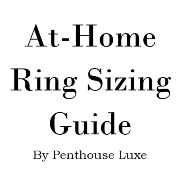 Find your ring size here!